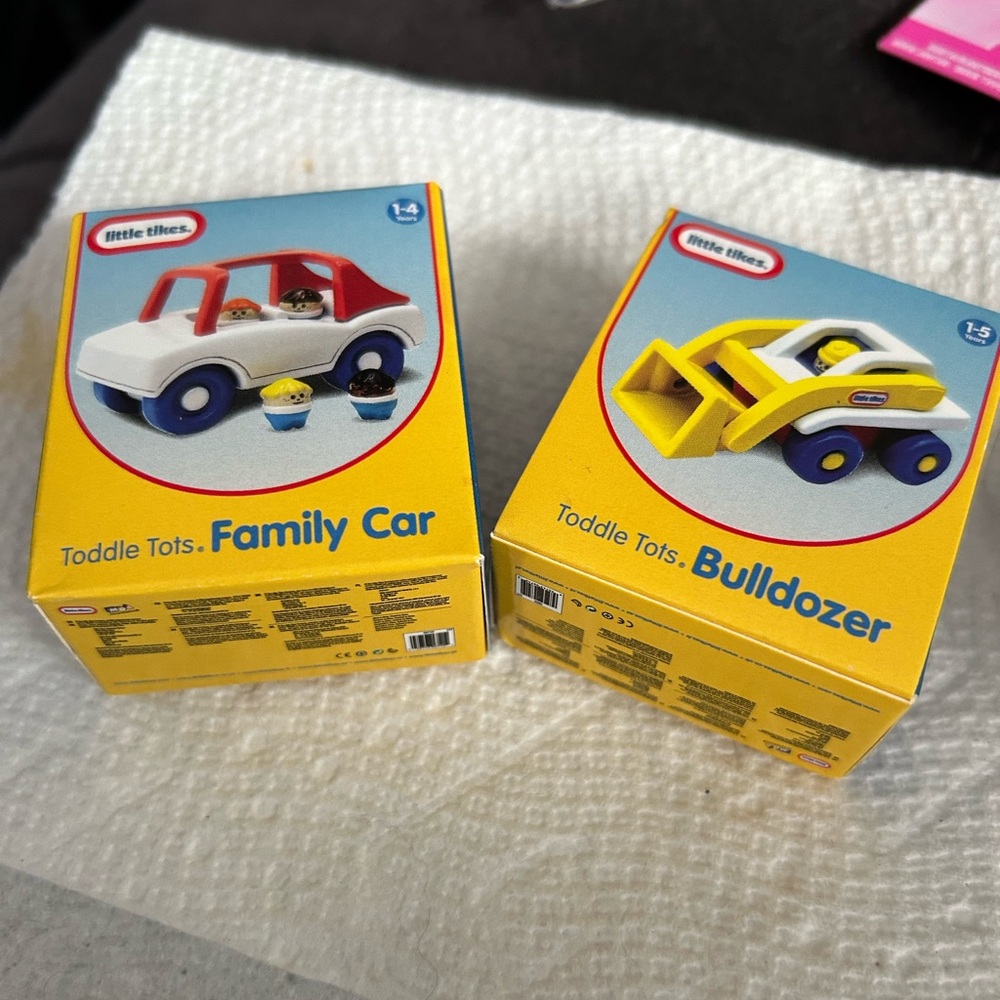 Miniverse toys bulldozer & family car